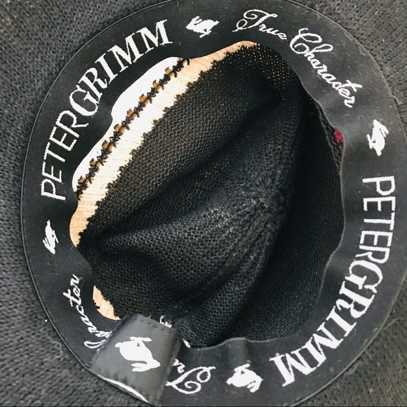 DAILY DEAL! NWT PETER GRIMM True Character Black Knit HAT O/S - Picture 5 of 16